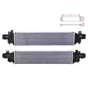 Turbo Radyatörü 570x124x62 - 1302263 Wisco - Opel Mokka Chevrolet Trax 1.4 12 Ve Sonrası Uyumlu